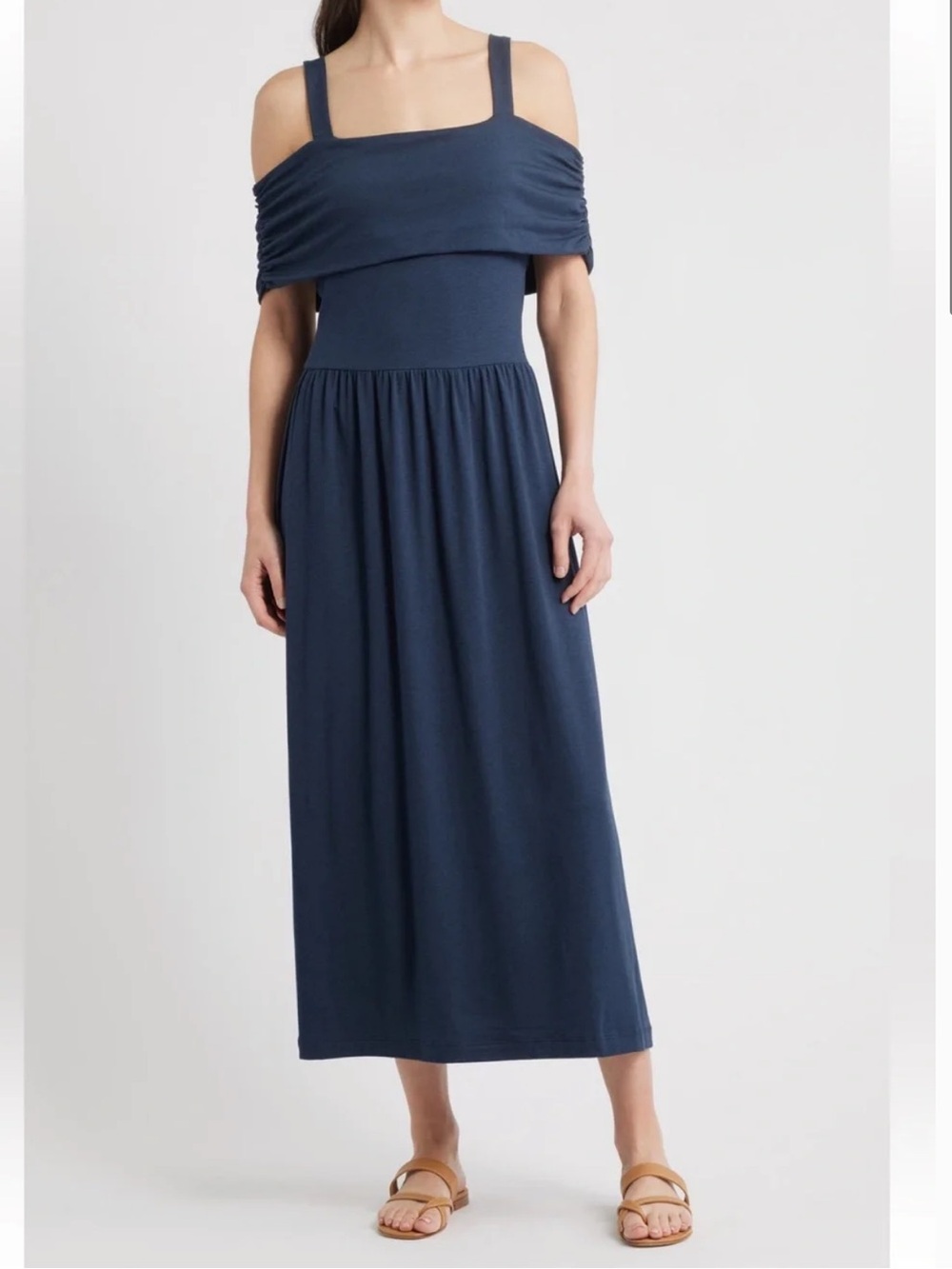 17. Nation $180 Tamaira Flounce Sleeveless Maxi Dress in Night Sky